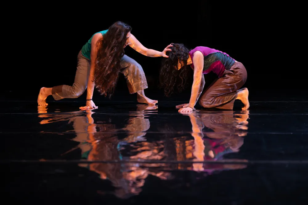 Par les artistes palestiniennes Marah Haj Hussein et Nur Garabli